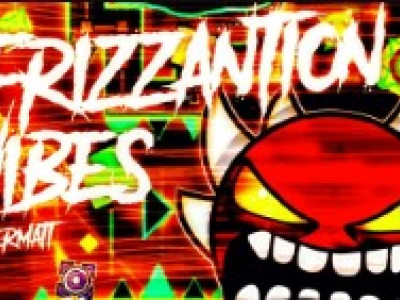 Geometry Dash Frizzantino Vibes background
