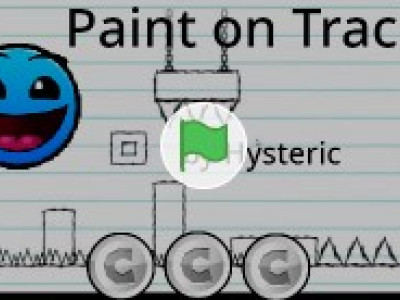 Geometry Dash Paint On Track background