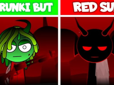 Sprunki x RedSun background