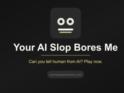 Your AI Slop Bores Me background