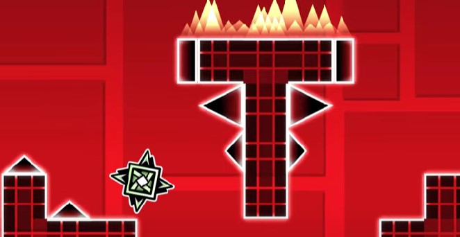 Geometry Dash Red Yahooey screenshot